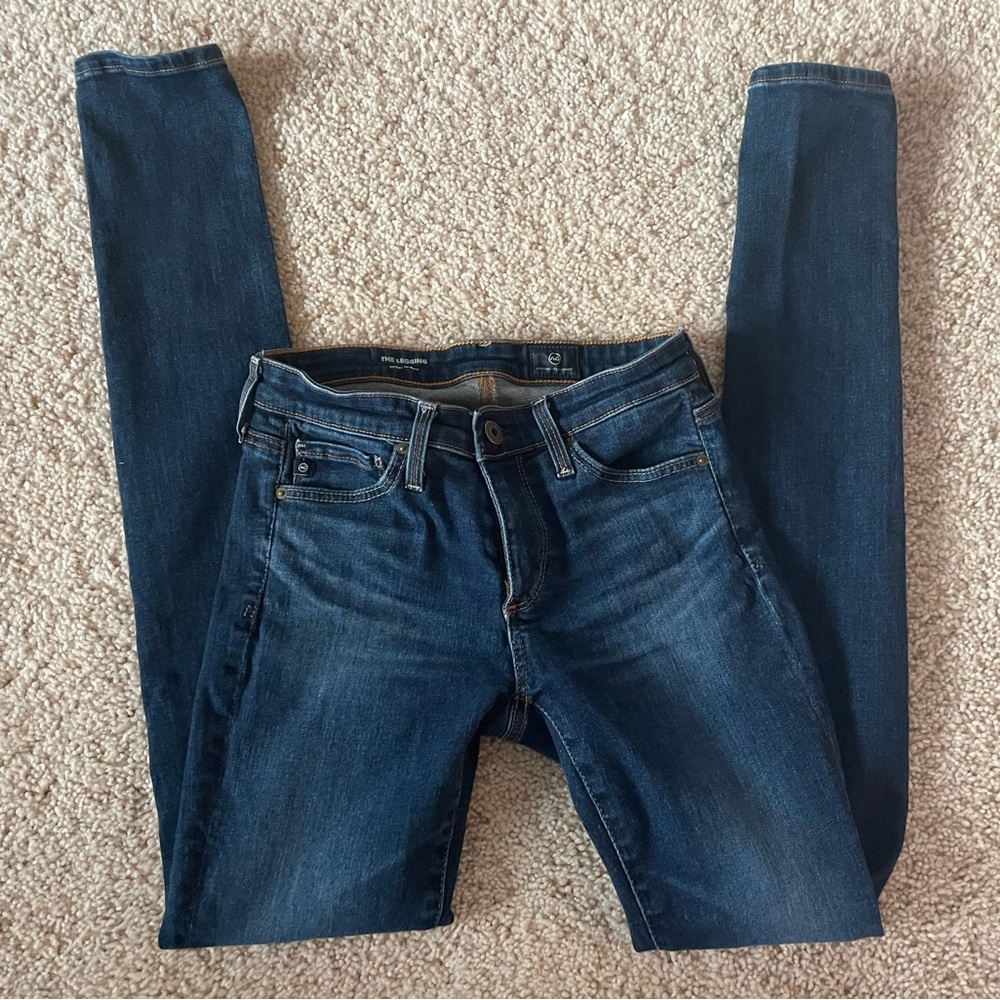 Adriano Goldschmied "The Legging" dark blue skinny jeans Size 24 regular